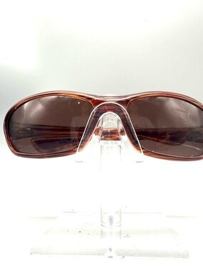 Zeal Optics Sunglasses Brown Tortoise Wrap Frame Brown Tinted Lenses Logo